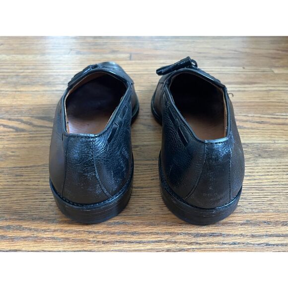 Allen Edmonds Black Nashua Leather Kiltie Tassel Loafers Shoes  Mens Size 10.5 main image 8